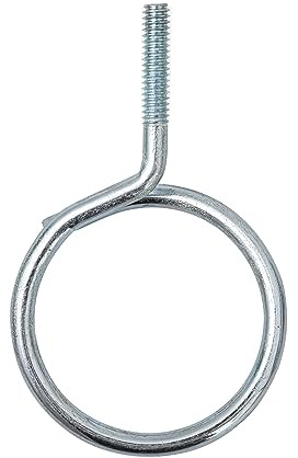 NIDAYE 1/4-20 Machine Threaded Bridle Rings, 2 Diameter Heavy Duty Cable & Wire Support, Cable Ring Hangers for Low Voltage Management/Phone Lines/Ethernet/Coaxial, etc. 100 Packs