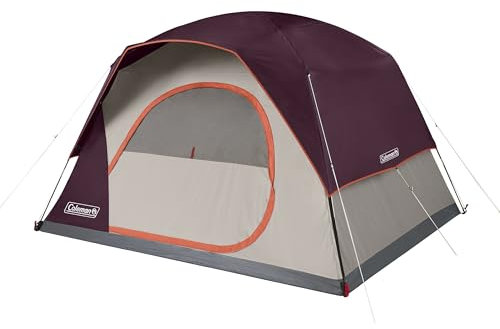 Coleman Skydome Tent with 5 Minute Setup, 2/4/6/8 Person Weatherproof Tent with Rainfly & Carry Bag, 20% More Headroom Than Traditional Canopies