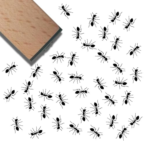 CRASPIRE Timbri in Gomma di Legno di Formica Mini Timbri in Legno Naturale Riutilizzabili Vintage Decorativi Divertenti con Stampa di Animali Piccoli Sigilli per Scrapbooking Diario Creazione