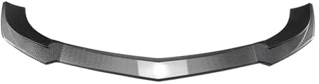 Frontspoiler Frontspoilerlippe Für Benz Für C-Klasse W204 S204 C204 C180 C200 C220 C250 C260 C300 Für AMG Für Linie 2011-2014 Frontschürze Spoiler Lip Splitter(Carbon Fiber Look)