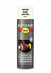 RUST-OLEUM 2193 Hard Hat Topcoat Ral-Colours, The Nr. 1 Industrial Paint Aerosol. Go Further, Work Faster, Last Longer!, Satin white-RAL 9010