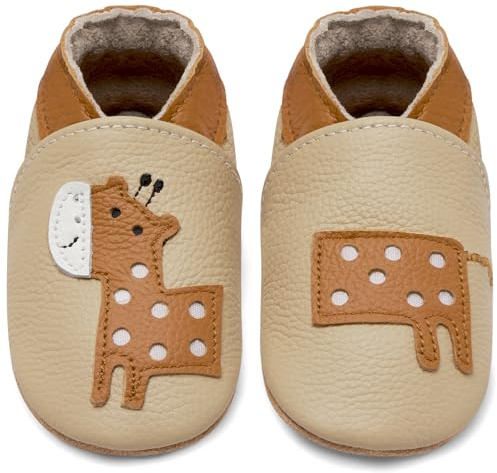 IceUnicorn Primeros Zapatos para Niños Zapatos de Cuero Suave para Bebés Zapatillas de Estar por casa para Niños
