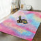 MOONLIGHT20015 Rugs Living Room Bedroom – Fluffy Shaggy Rainbow Area Rugs Non-Slip – Modern Super Soft Thick Pile Plush Carpet - Non Shedding Easy To Clean Rug, 60cm x 110cm