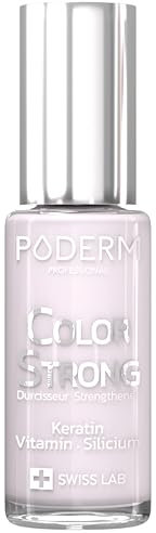 Nagelhärter Lack mit Biotin, Silizium und Keratin - Stärkt und repariert beschädigte, geschwächte, brüchige Nägel durch Gel-Nagellack, Alterung – Cashmere Nude - Hände & Füße - Swiss Made