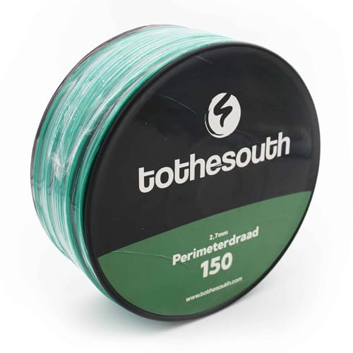 To the South® 2,7mm Perimeterdraht/Begrenzungsdraht passend für PARKSIDE Mähroboter - Länge: 150 Meter
