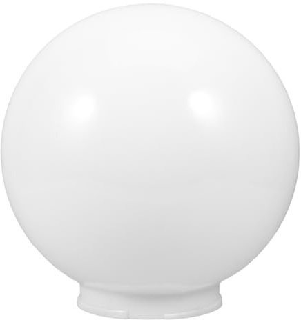 IMIKEYA Spherical Acrylic Light Shade Outdoor Replacement Globe Lamp Cover for Gardens Courtyards and Porches Base Fashionable Diffuse Lighting