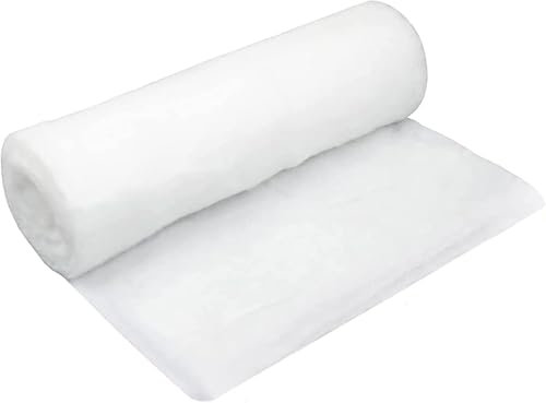 Yukiyi 40 * 150cm Christmas Fake Snow Blanket Outdoor Christmas Snow Blanket Roll for Snowy Decorations Artificial Snow Blanket Snow Carpet Snow Mat White for Christmas Decorating