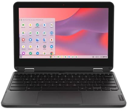 Lenovo 500e Chromebook Gen 4s 83L40000US 11.6 Touchscreen Convertible 2 in 1 Chromebook - HD - Intel N-Series N100-4 GB - 64 GB Flash Memory - English Keyboard - Gray