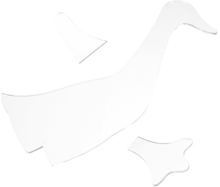 TEMPNAP Patrones De Pato Relleno De 3 Piezas: Plantilla De Costura Fácil, Juego De Regla De Material Acrílico Para Principiantes, Corte Y Acolchado En Casa, Arte Y Manualidades.