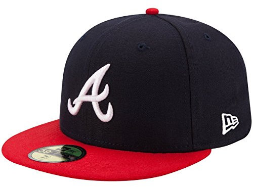 New Era 59Fifty Cap - AUTHENTIC Atlanta Braves navy - 7 3/8