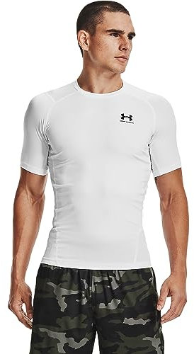 Under Armour Herren UA HG Armour Comp SS, kurzärmliges Funktionsshirt, schnelltrocknendes T-Shirt mit Kompressionspassform