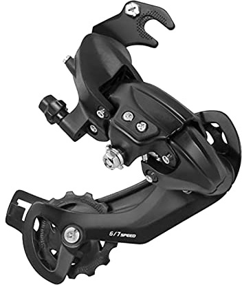FITYLE Bicicleta Ultraligera de 6/7/8 Velocidad, Cambio Trasero, montaña, Carretera, Bicicleta, Montaje Directo/suspensión, Piezas de transmisión MTB, La suspensión de Gancho Tipo