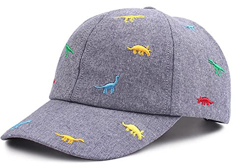 XIAOHAWANG Dinosaurier Cap Kinder Basecap 2-5Jahren Jungen Kappe UV Schutz Baseball Cap Sommer Schirmmütze (as3, Age, 2_Years, 5_Years, Blau)