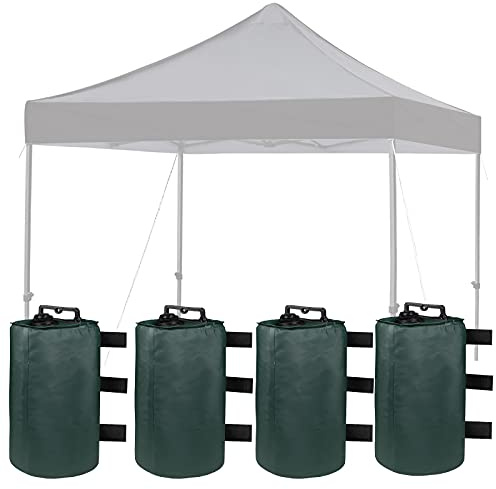 Bolsa De Agua para Sombrilla, Bolsa Agua Contrapeso, Pesos Carpas para Exteriores, Pesos Pergola para Patio, Playa, Al Aire Libre, Voladizo o Poste de Bandera, Resistente, Fácil Instalación,Azul,4pcs