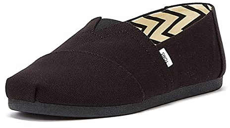 TOMS Mens Alpargata Espadrilles Shoes Black 10 UK