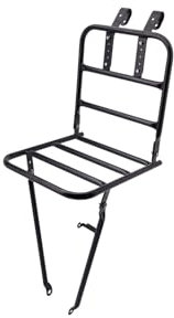 Steco Unisex – Erwachsene Original Transportgepäckträger, Schwarz, 30 x 30 x 30 cm