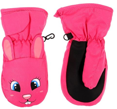 Milisten Kinderfäustlinge Kinder-skifäustlinge Texturfreie Snowboardhandschuhe Für Kinder Im Alter Von 6–8 Jahren Bequem Und Warm