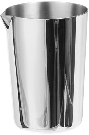 QUARKZMAN Acciaio Inox Cocktail Miscelazione Vetro 17oz/500ml Cocktail Miscelazione Tazze Cocktail Shaker Vino Agitazione Miscelazione Tazze Strumenti per Bar Casa Argento