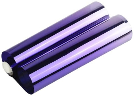 MOCNT Striscia Parasole per Auto 20cmx150cm Striscia Parasole per Parabrezza Anteriore Pellicola di Protezione Solare Pellicola Oscurante per Vetri Auto Sfumata Viola