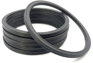 Hardware fittings NBR X Ring, Four lip Seal Ring, Nitrile Rubber, Elastic, for Hydraulic Cylinders, Pistons, Piston rods.CS 5.33mm,Large size Seal washer(ID 430.66MM_5.33MM)