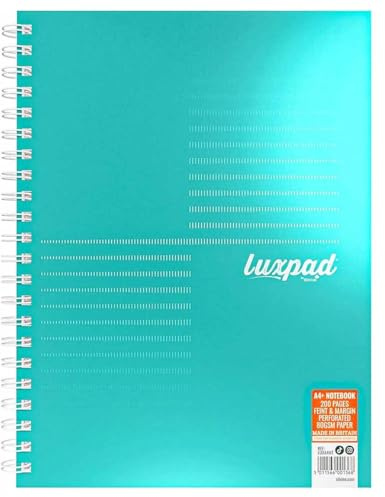 Silvine Luxpad Metallic A4 FSC Wirebound Notebook - Lined (200 Pages)