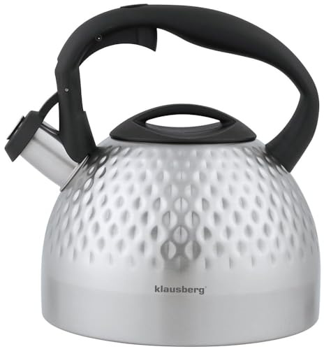 Flöjtpanna vattenkokare tekanna 3,0 L KLAUSBERG KB-7642