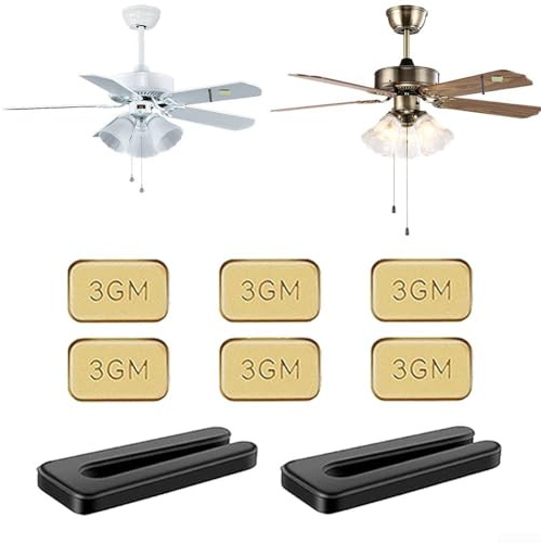 Ceiling Fan Blade Balancing Accessories 2 Sets with 6 Weights and 2 Clips for Improved Fan Longevity