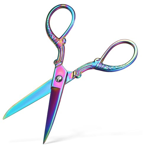 WEKAMOS Tijeras para Costura y Confección de Tela Acero Inoxidable Resistente Corte Preciso para Manualidades DIY y Ropa Mango Ergonómico para Doméstico y Profesional