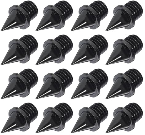 UKCOCO 16 Piezas Clavos para Zapatillas de Atletismo para Hombre y Mujer Accesorios para Zapatos de Pista y Campo Antideslizantes para Correr y Deportes al Aire