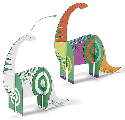 DESIGN BY - Malen-Bau-Spielen Dinosaurier kreative Aktivitäten, mehrfarbig (38004)