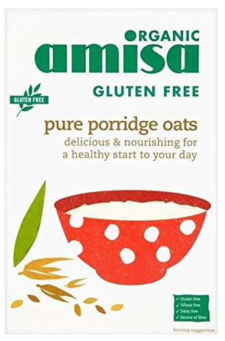 Amisa Gluten Organique Bouillie D'Avoine Pure Exempte 325G - Paquet de 2