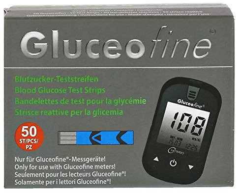 GLUCEOFINE Blutzucker-Teststreifen