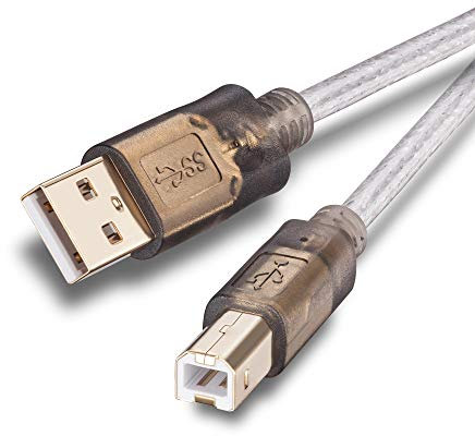Printer Cable 30Ft,2.0 Printer Scanner Cable Cord USB Type A Male to B Male High Speed for HP, Canon, Lexmark,Dell, Xerox, Samsung etc(30 Ft/10M)