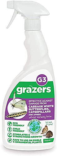 Grazers ltd 2 x Cabbage White Butterflies, Caterpillars & Aphid RTU 750ml Spray