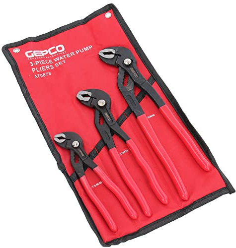 Pinza per pompa dell'acqua, set di pinze per tubi, lunghezza 180, 240, 300 mm, 3 pezzi