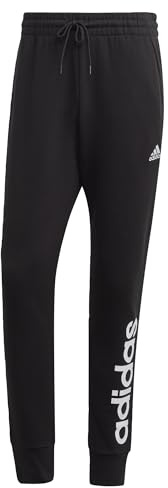adidas herr Byxor Essentials French Terry Tapered Cuff Logo Pants