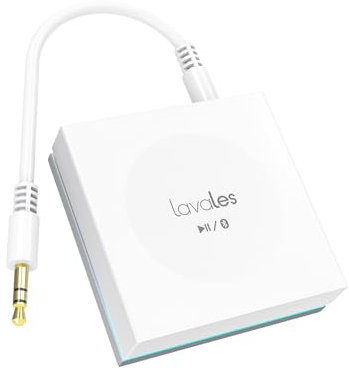Lavales Bluetooth 5.3 Sender und Empfänger, Bluetooth Audio Splitter 2 kopfhörer, aptX Low Latency, 30H Spielzeit, Bluetooth Transmitter Receiver 3,5mm Klinke AUX für TV, Flugzeug, Stereoanlage, Auto