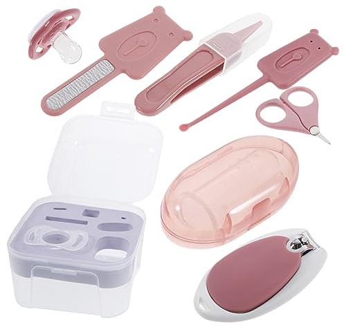 SUPVOX Cortaúñas Para Herramienta De Cuidado De Uñas Para Recién Nacidos Kit De Cortaúñas Para Bebés Cuidado De Bebés Casa o Viajes