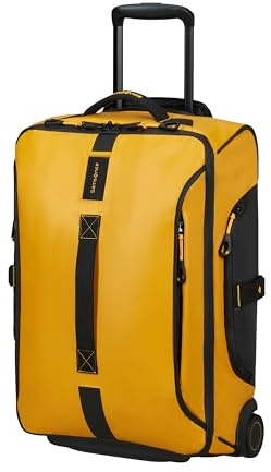 Samsonite Paradiver Light - Reisetasche mit Rollen (55 cm), Small, Handgepäck, Wasserabweisend, Leicht, 48,5L, Gelb (Yellow)