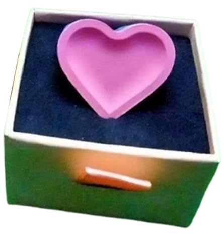 Oshhni Gesso per Stecca da Biliardo, Professionale, ad Alte Prestazioni, a Forma di Cuore, Antiscivolo, Regalo per Stecca da Biliardo, per Donne, Uomini, Rosa