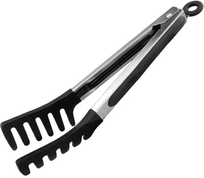 Pinces à Spaghetti en Acier Inoxydable | Pince Cuisine pour Pasta et Nourriture | Design Épuré et Résistant