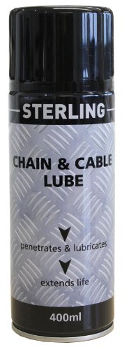 All Trade Direct 1 x 400ml 400g CHAIN & CABLE LUBE SPRAY GREASE LUBRICANT BIKE OIL AEROSOL DRY