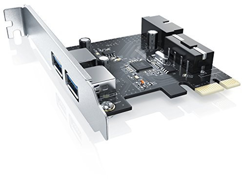 CSL - USB 3.2 Gen1 PCI Express Card PCIe Controller - 2X Externe Ports 1 x intern Controller Header - Schnittstellenkarte USB 3.0 Super Speed