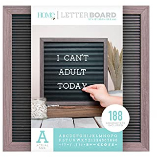 American Crafts sterben Schnitte mit A View letterboards, grau, 30,5 x 30,5 cm