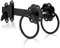 XFORT® Black Ring Gate Latch, Garden Gate Latch, Door Catch, Gate Latches, Gate Latch, Door Latch, Gate Lock, Door Latches, Garden Gate Latches and Catches, Shed Door Latch, Shed Latch, Gate Fixings.