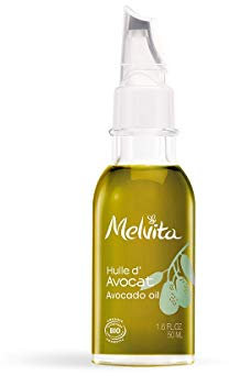Melvita - Olio di Avocado - Oli di Bellezza - Trattamento Idratante e Levigante Contorno Occhi - Previene Smagliature, Pelle Secca e Delicata - Flacone da 50 ml