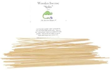 Wooden Splits for Rolling Natural Incense Sticks (50 Sticks)