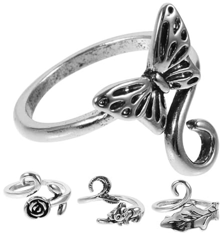 Anneome 4stücke Teiliges Häkelringe Verstellbare Fingerhalter Für Stricken Und Häkeln Leicht Und Kompakt Für Gleichmäßige Garnspannung Und Kreatives Handwerk Aus Langlebigem