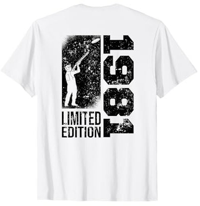 Tontauben Jahrgang 1981 geboren Geburtstag Tontaubenschießen T-Shirt