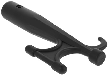 FOYTOKI Gancho Opciones Múltiples Negro Multifuncional para Barco de Plástico Diseño de Doble Cabeza Accesorio Duradero y Uso de Emergencia para Pesca y Navegación